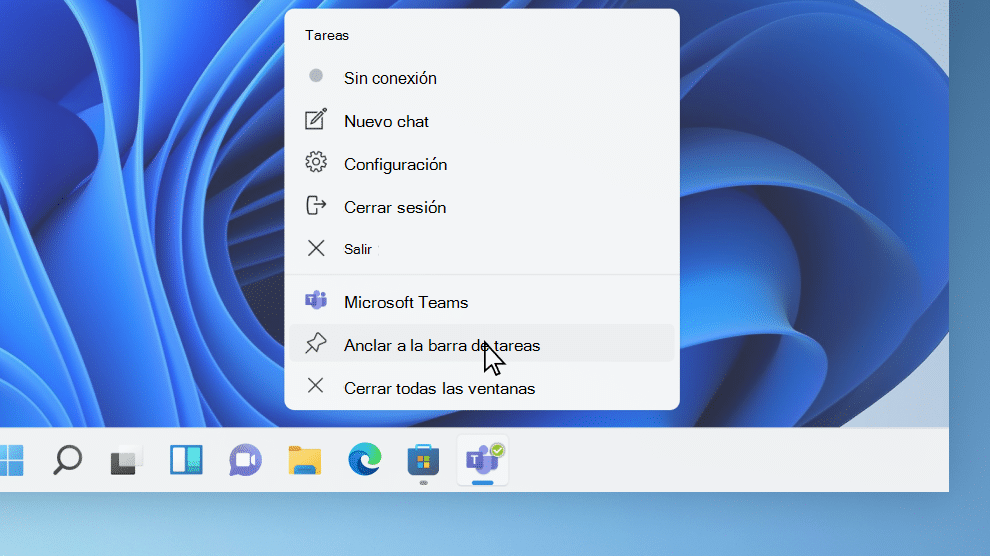 Imagen de windows 11 barra de tareas no agrupar